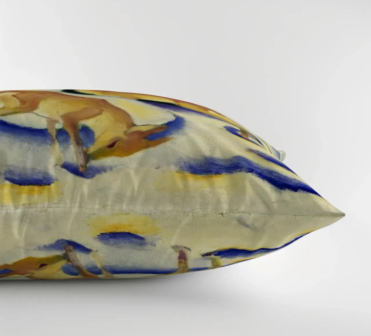 Franz Marc - Cervo nella neve cuscino da ARTOTHEK