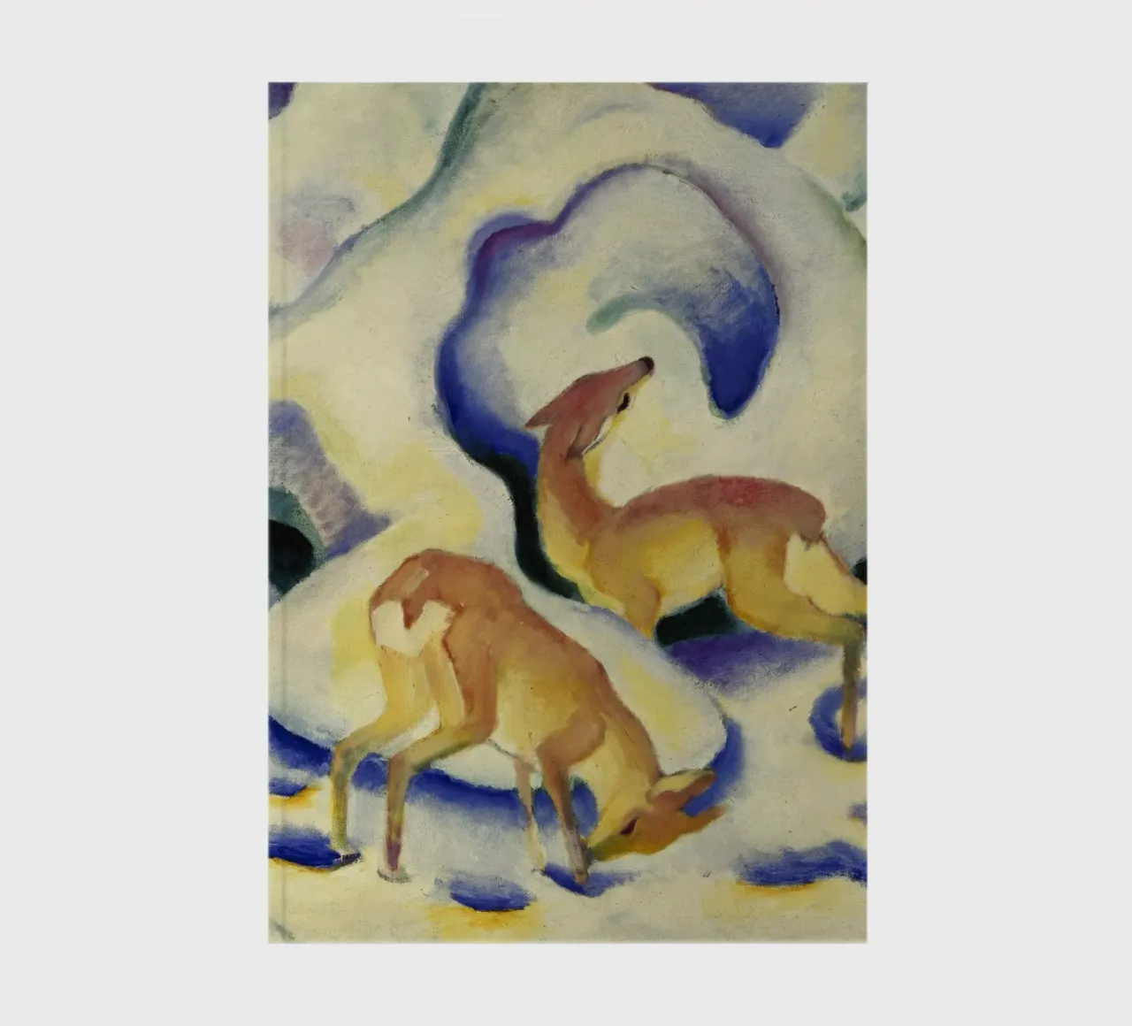 Franz Marc - Deer in the snow notebook by ARTOTHEK