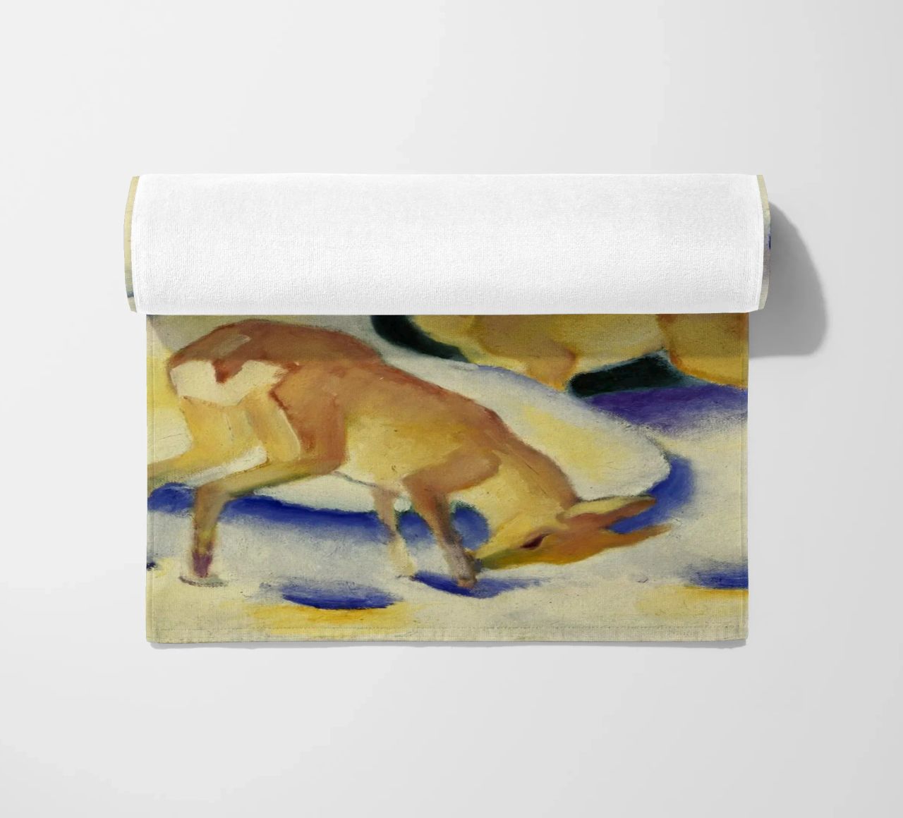 Franz Marc - Cervo nella neve telo mare da ARTOTHEK