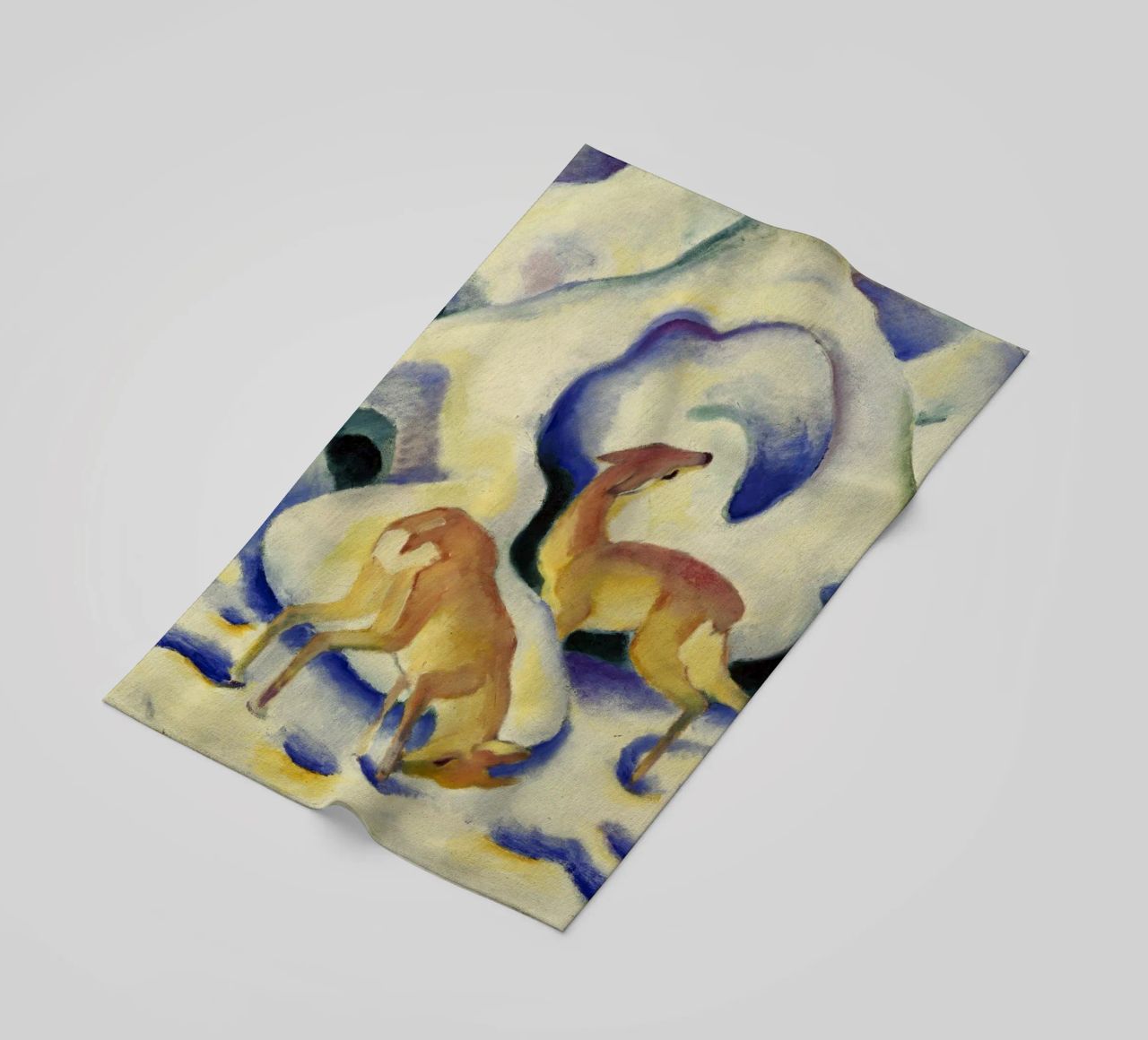 Franz Marc - Cervo nella neve telo mare da ARTOTHEK