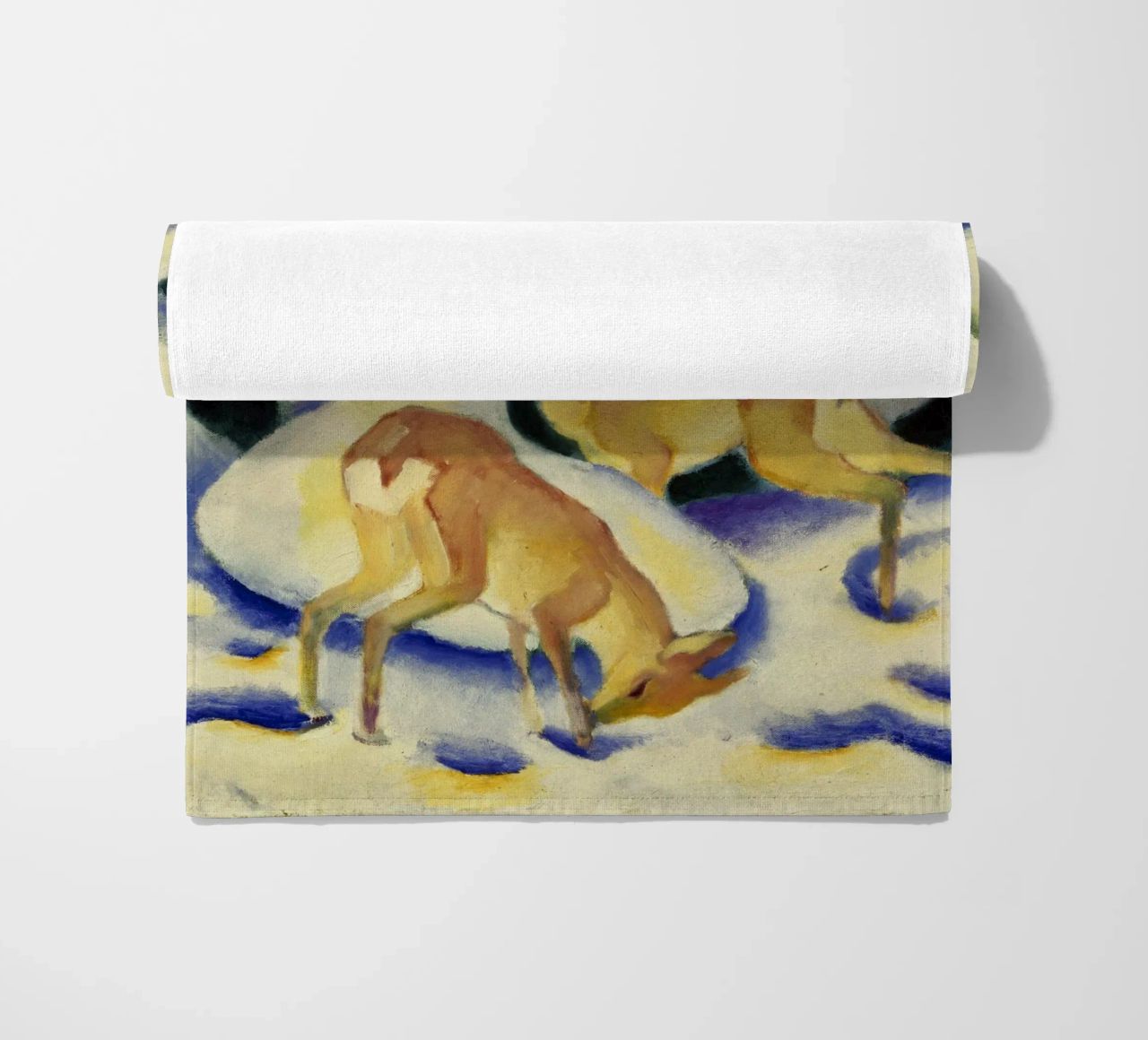 Franz Marc - Cervo nella neve telo mare da ARTOTHEK