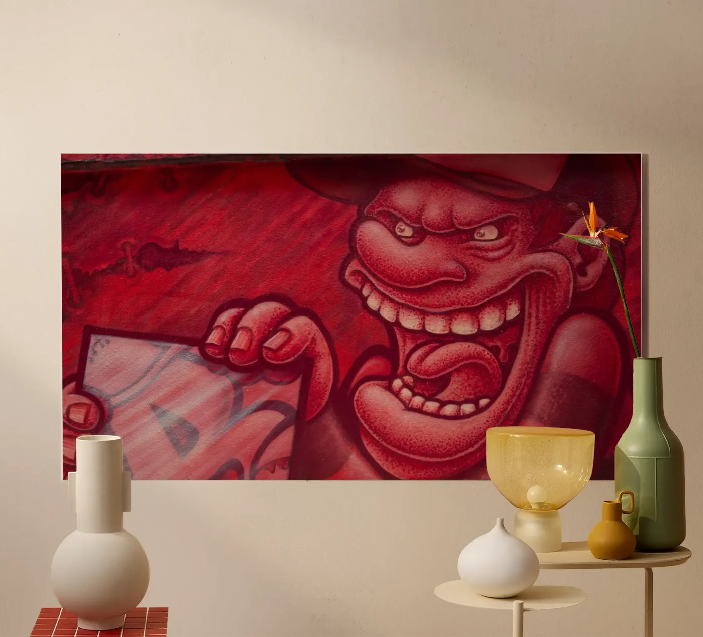Red Boy plexiglass da Jonas Klein