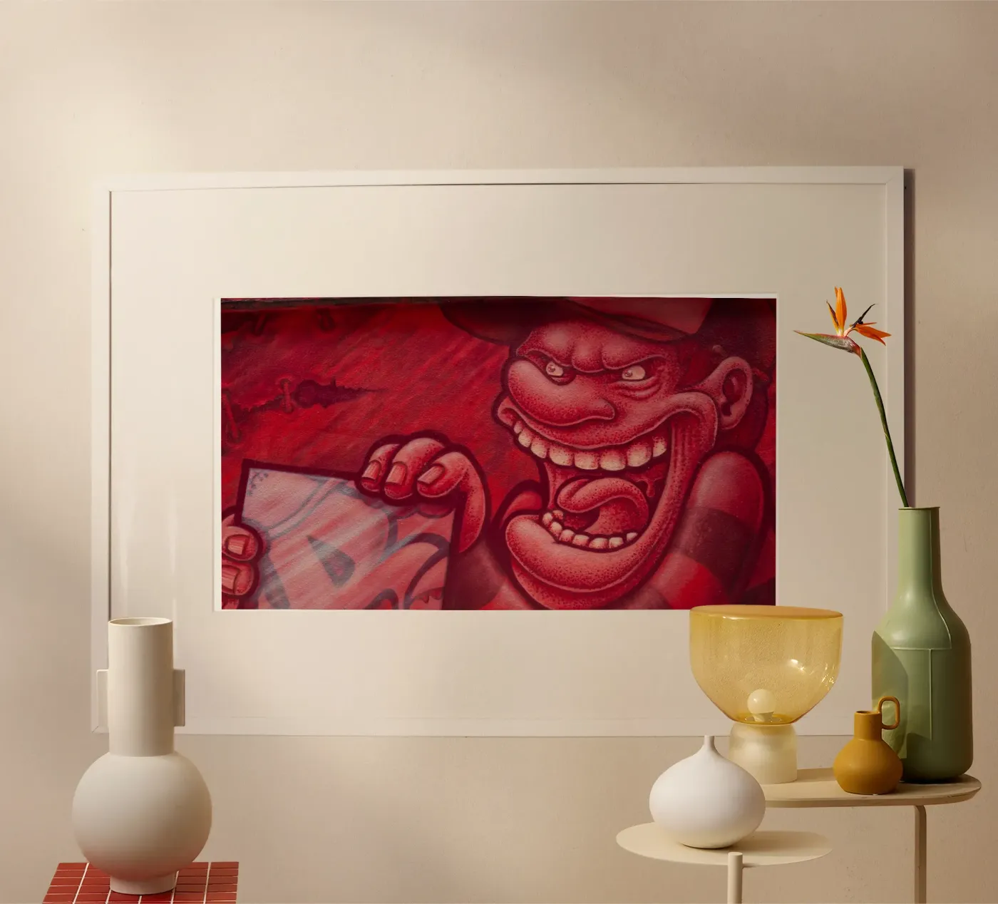Red Boy poster van Jonas Klein