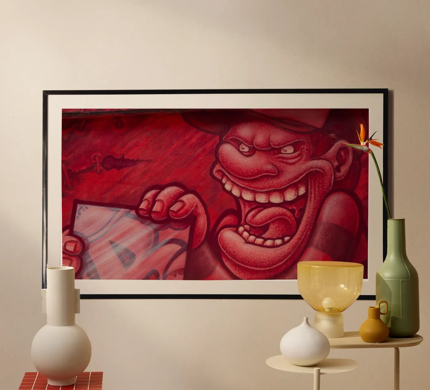 Red Boy poster van Jonas Klein