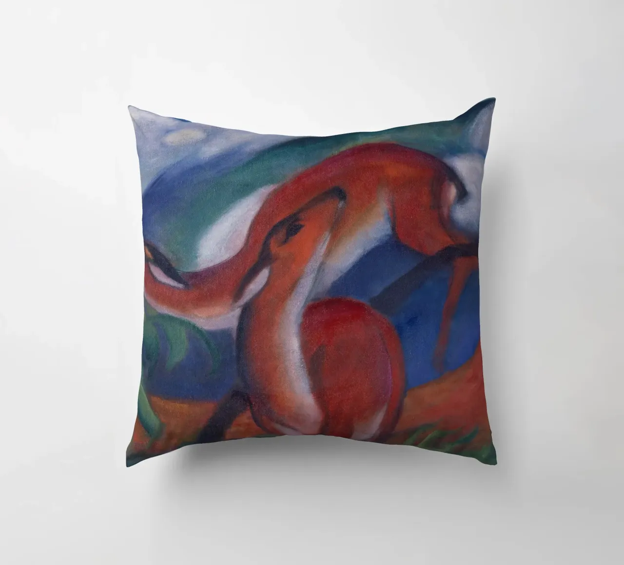 Franz Marc - Il Cervo Rosso II. cuscino da ARTOTHEK