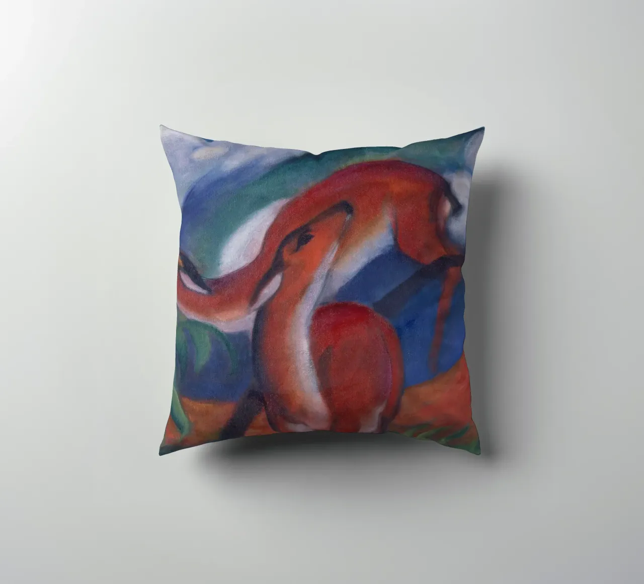 Franz Marc - Il Cervo Rosso II. cuscino da ARTOTHEK
