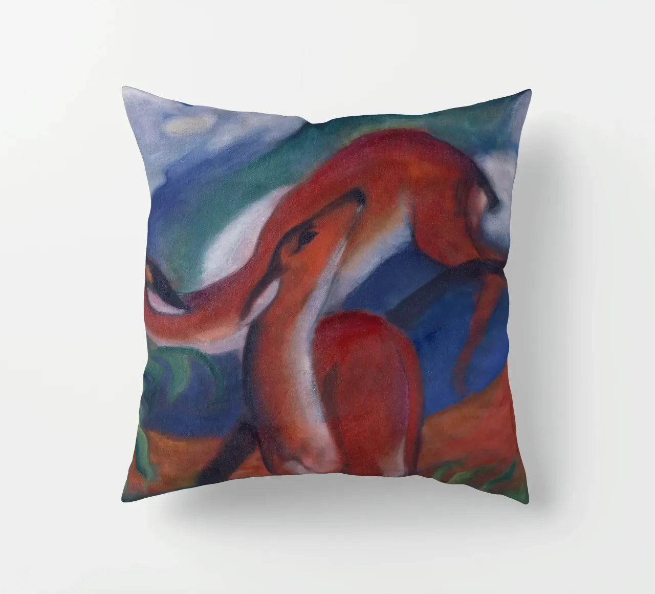 Franz Marc - Il Cervo Rosso II. cuscino da ARTOTHEK
