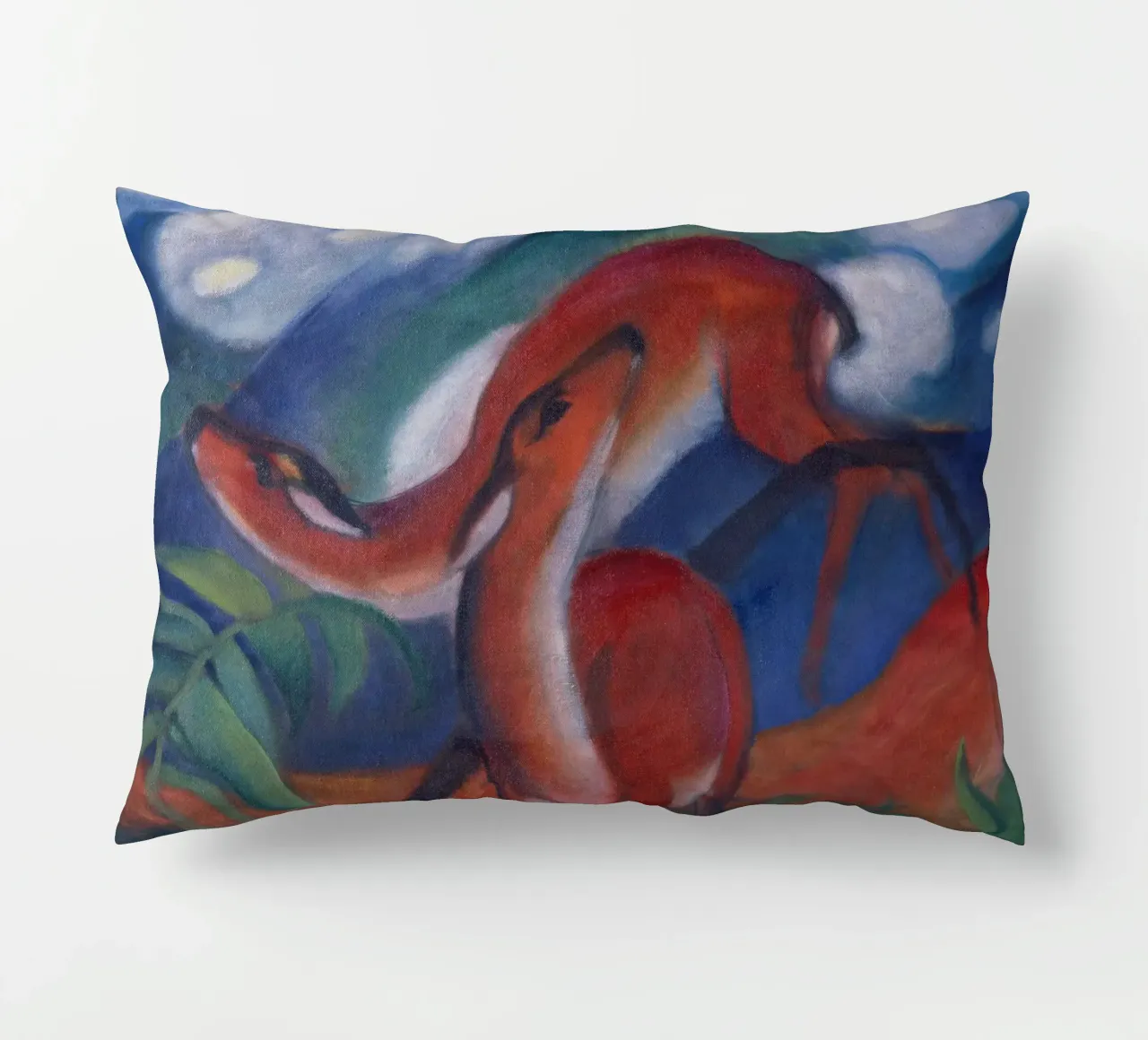 Franz Marc - Il Cervo Rosso II. cuscino da ARTOTHEK