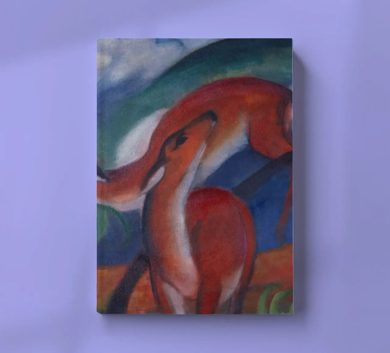 Franz Marc - The Red Deer II. notebook by ARTOTHEK