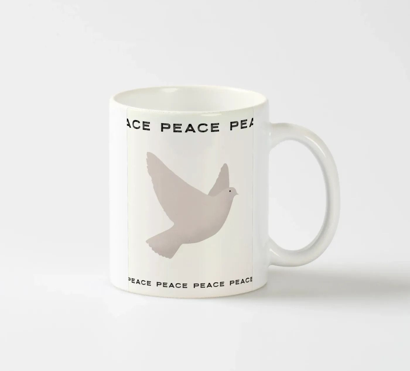PEACE ceramic mug by STUDIO LEEMO