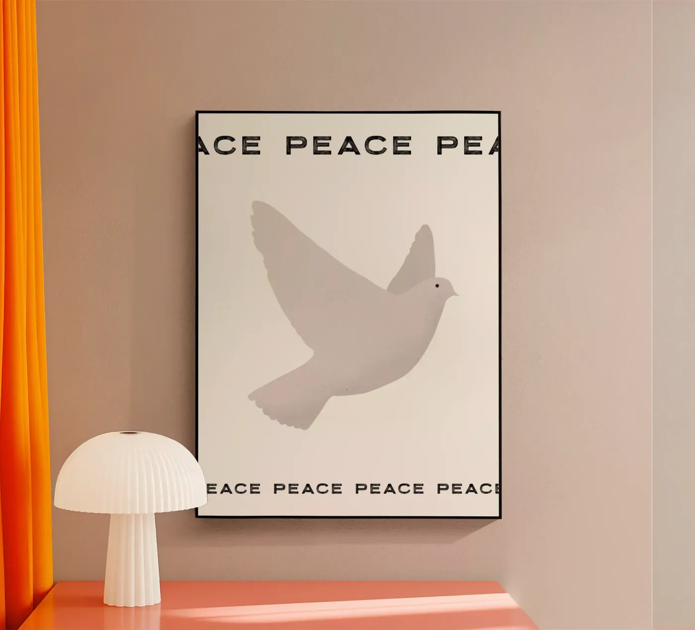 PEACE acryl van STUDIO LEEMO