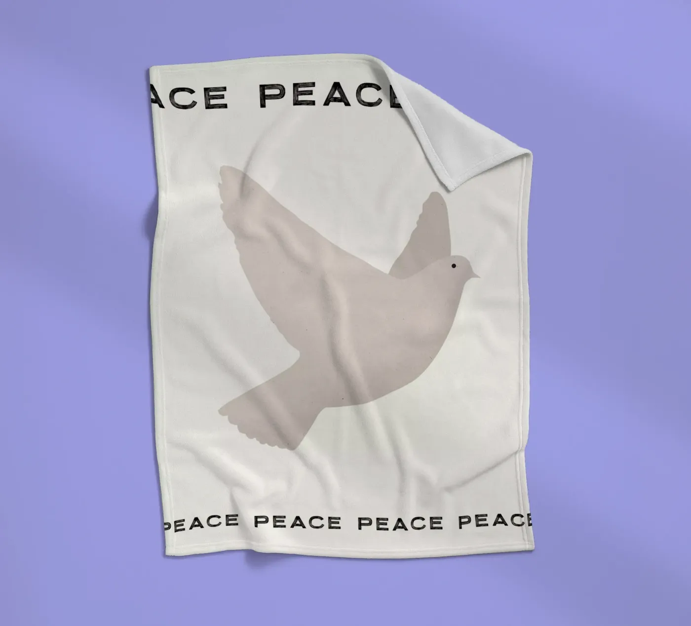 PEACE fleecedeken van STUDIO LEEMO