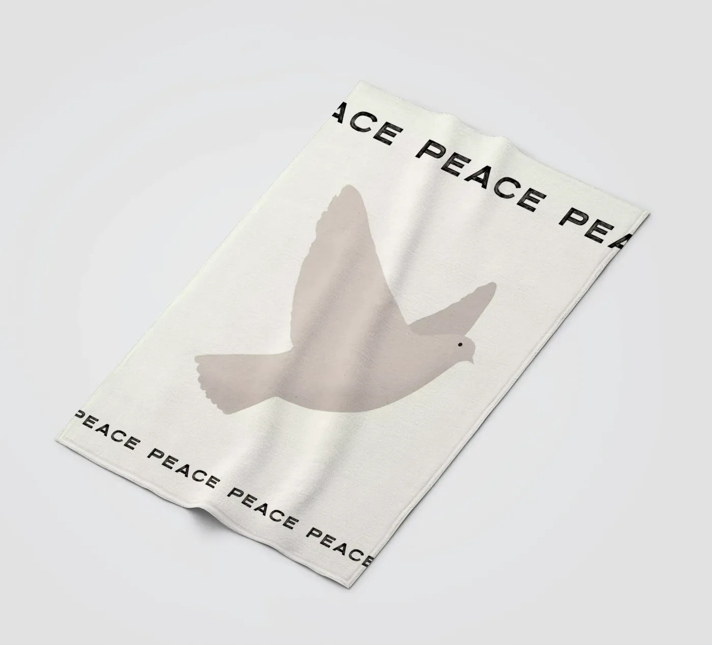 PEACE fleecedeken van STUDIO LEEMO