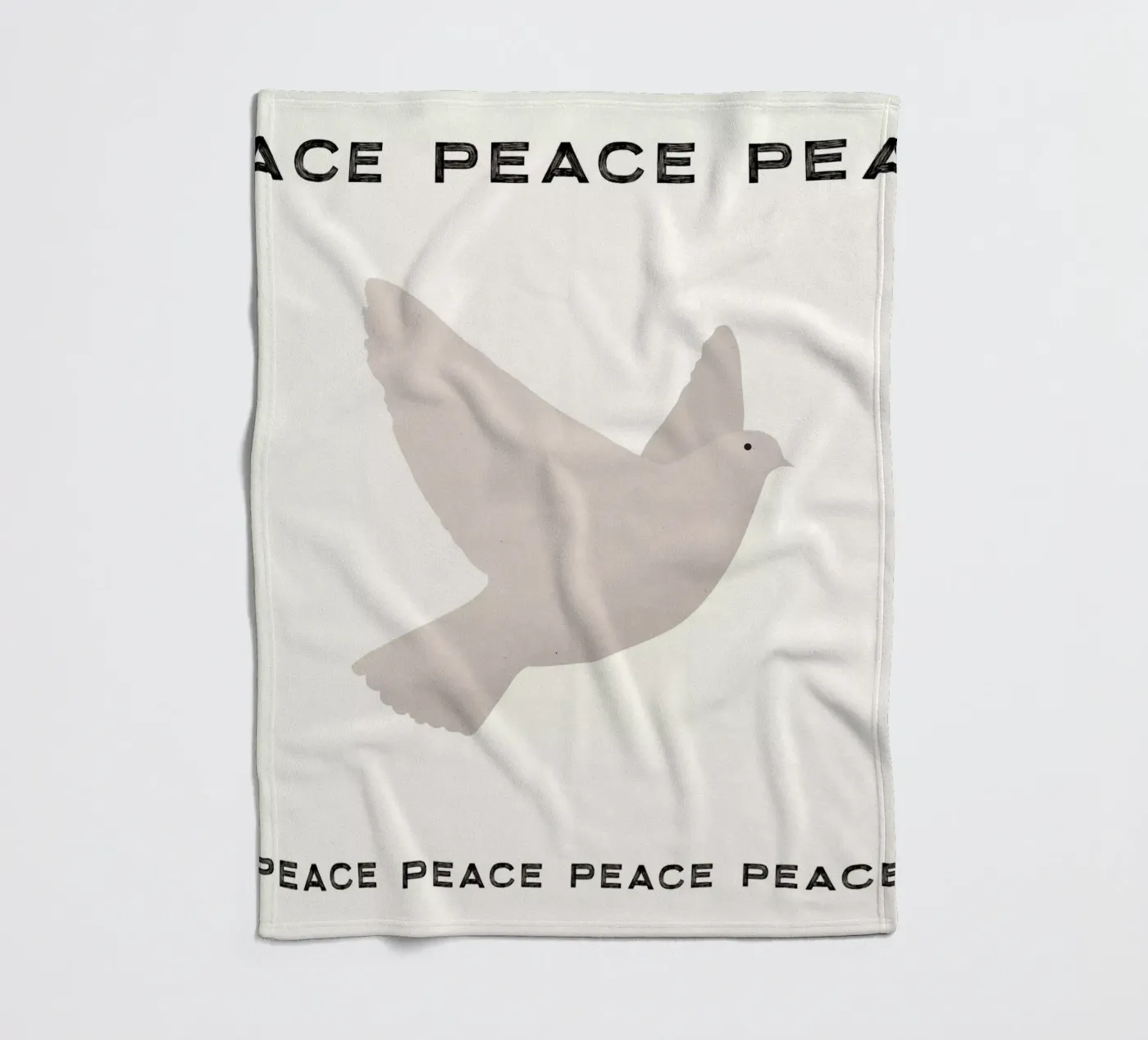 PEACE fleecedeken van STUDIO LEEMO
