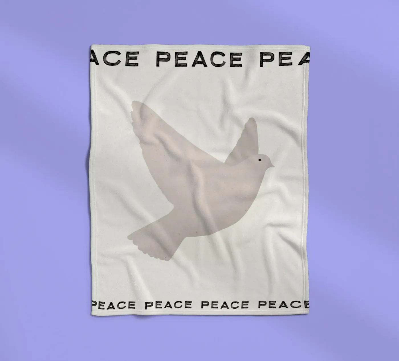 PEACE fleecedeken van STUDIO LEEMO