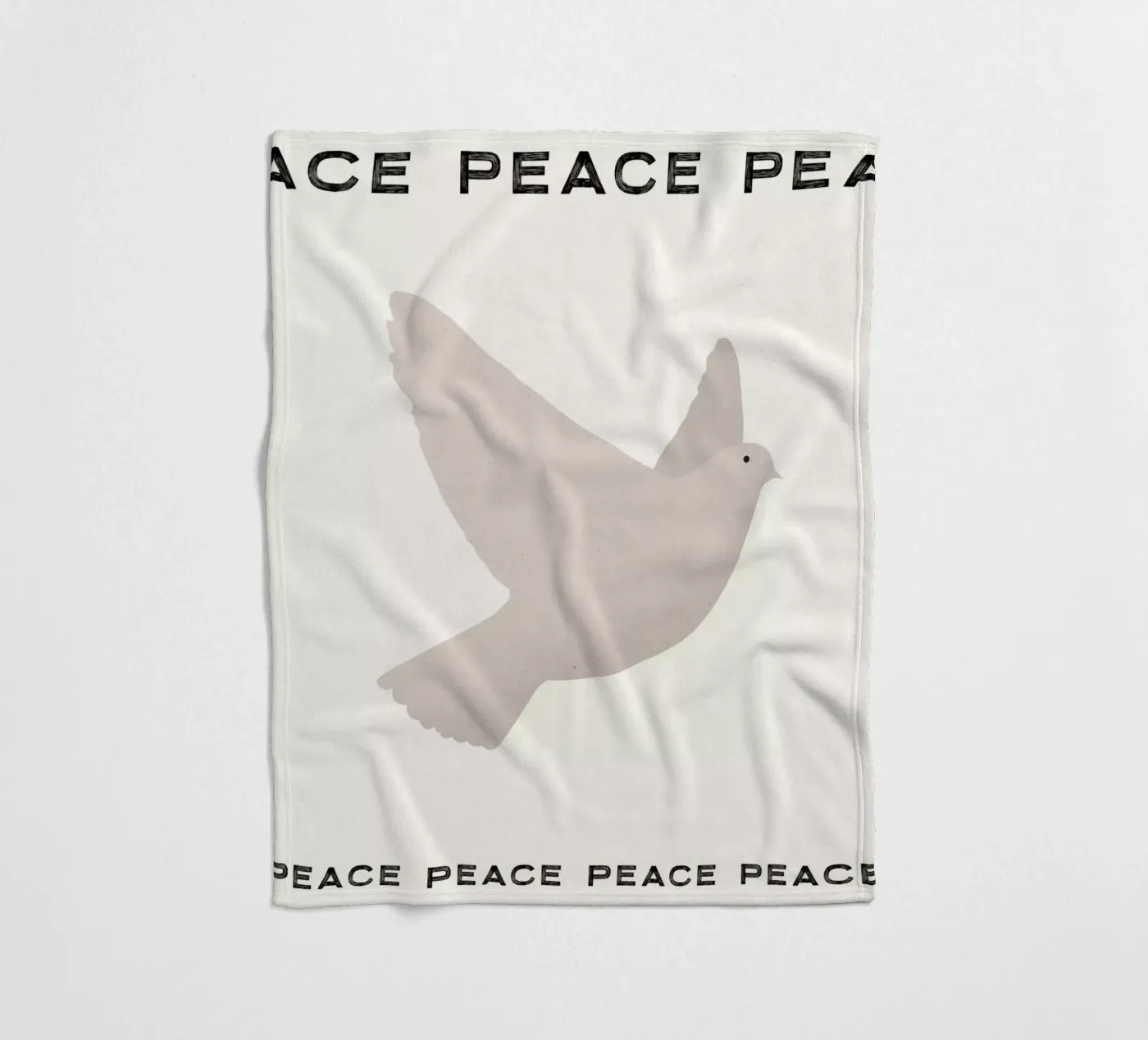 PEACE fleecedeken van STUDIO LEEMO
