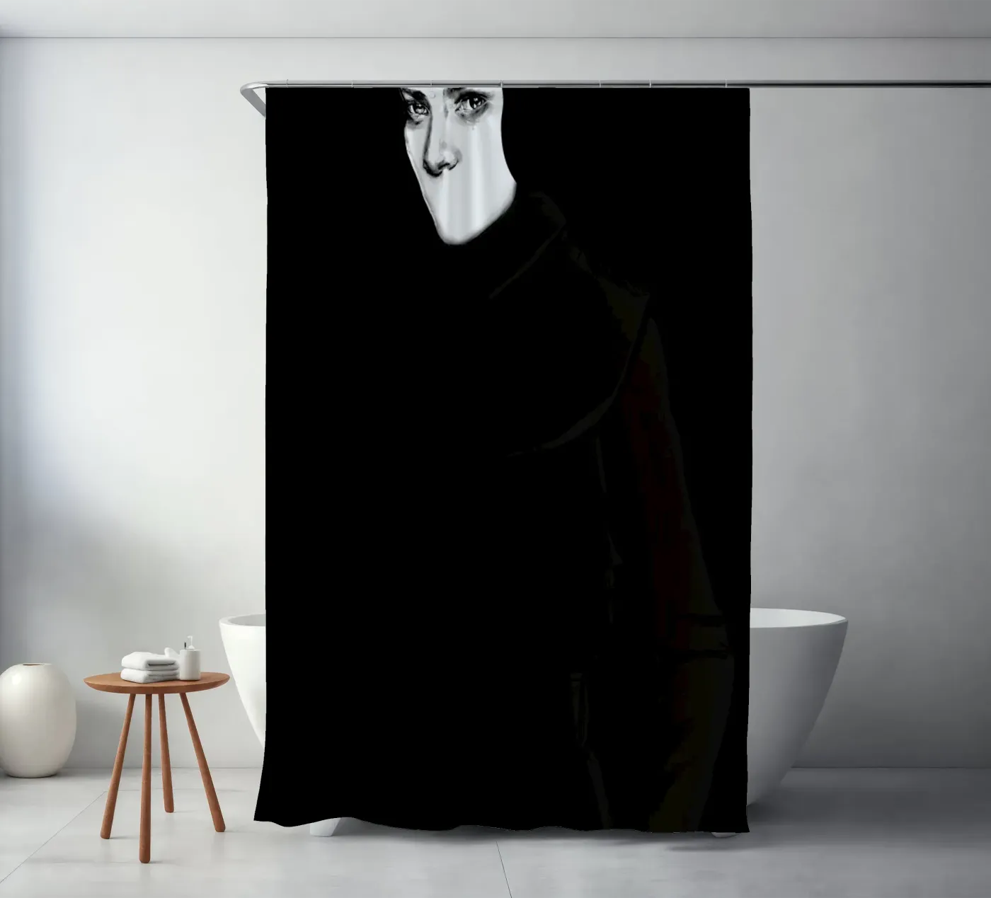 Speachless Duschvorhang von Agnes KR Patience