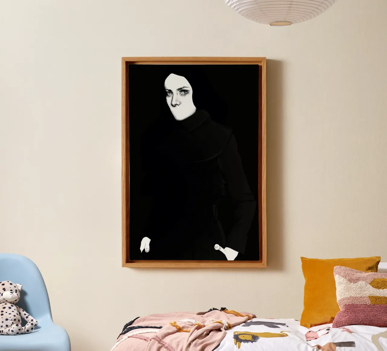 Speachless canvas van Agnes KR Patience