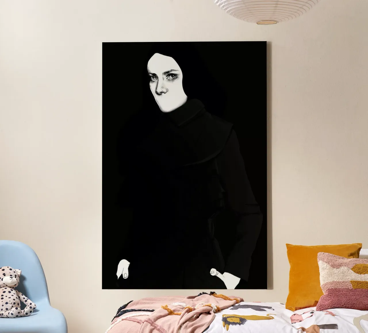 Speachless canvas by Agnes KR Patience