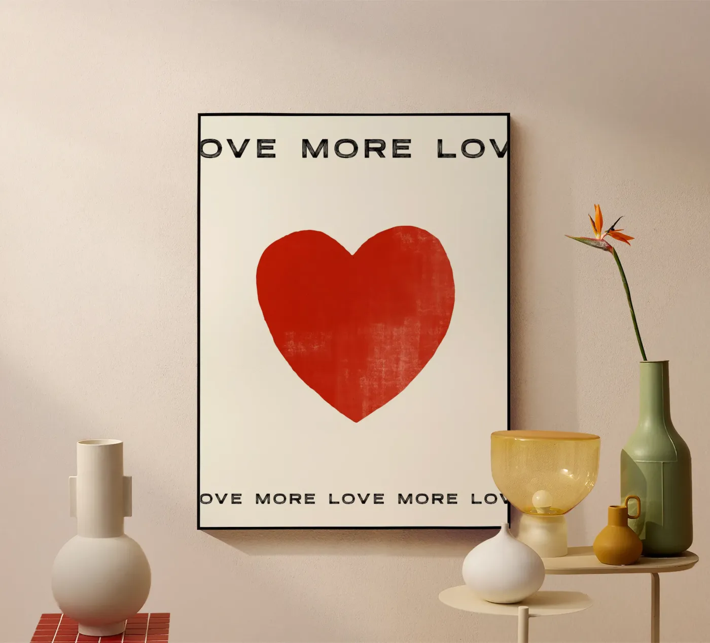 MORE LOVE plexiglass da STUDIO LEEMO