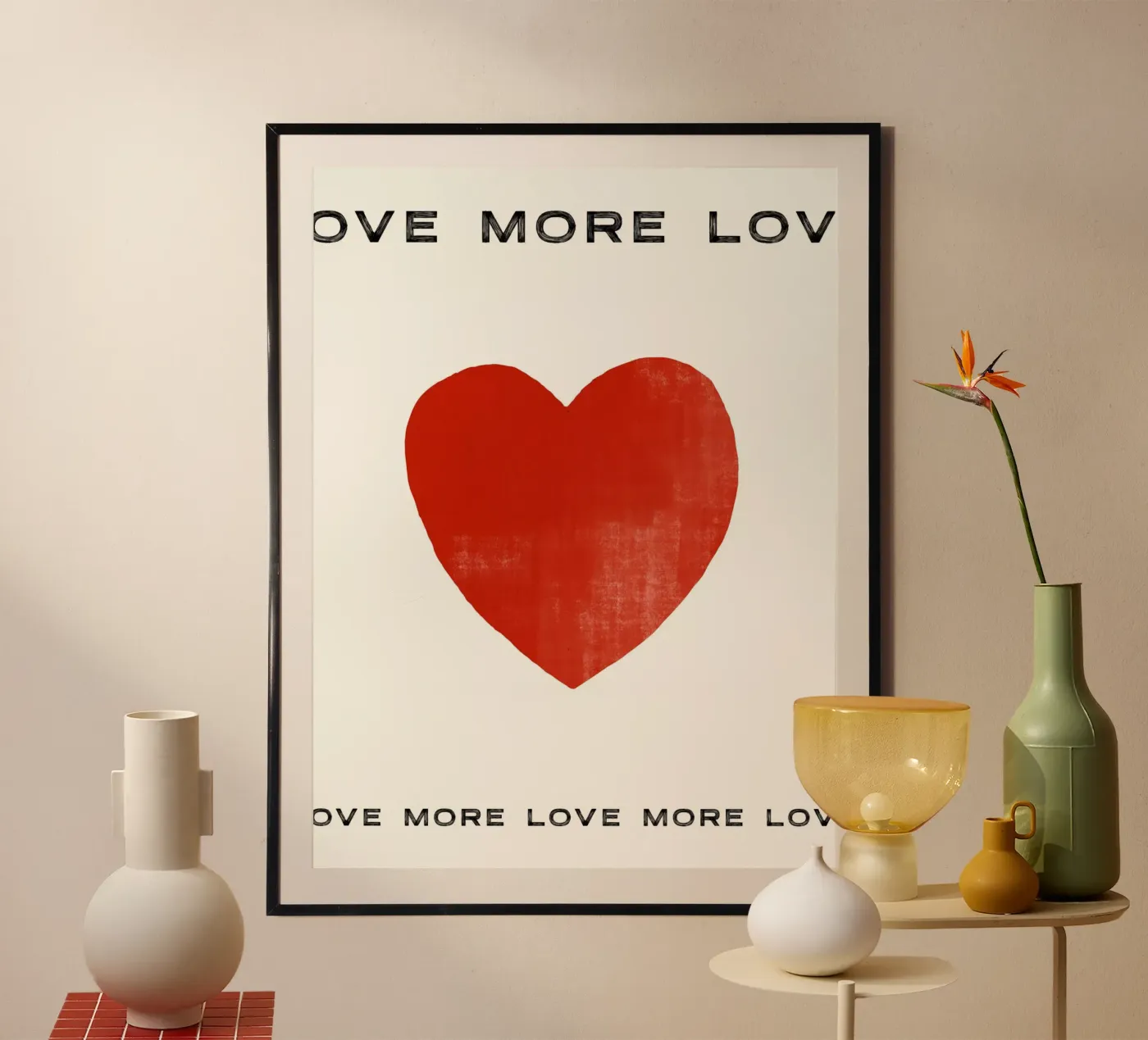 MORE LOVE poster da STUDIO LEEMO