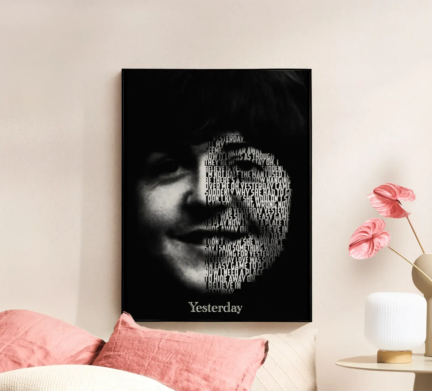 Ieri Arte del testo plexiglass da Gunawan Rb