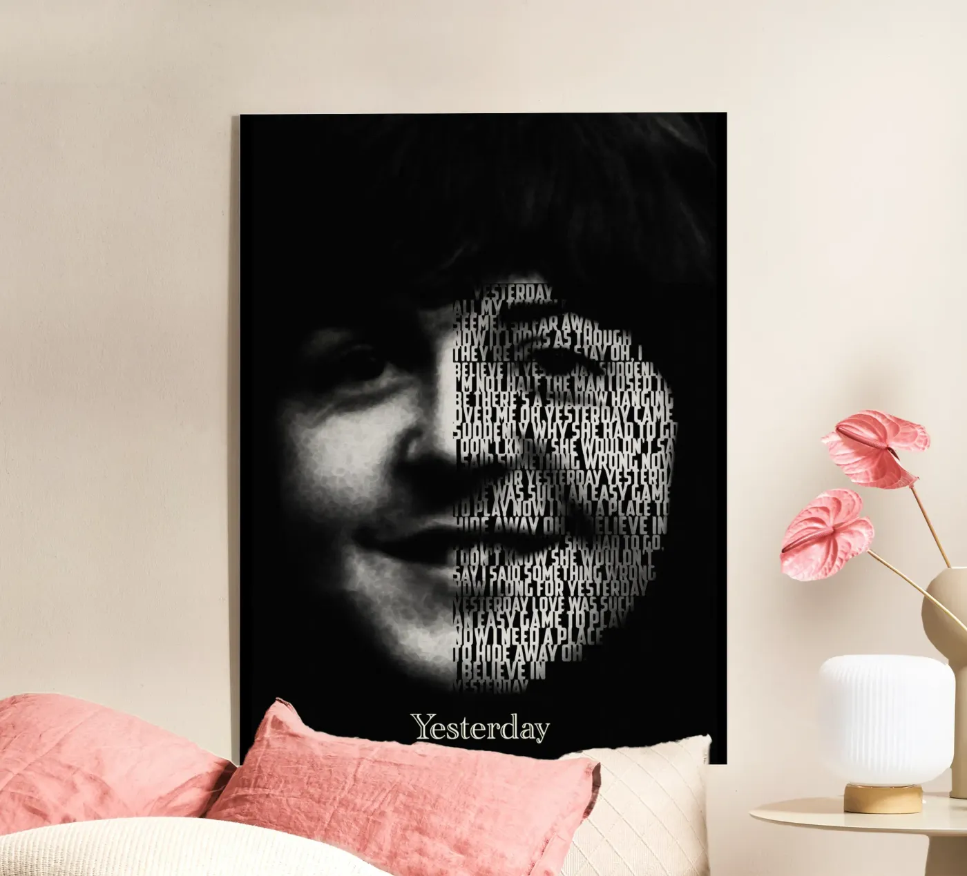 Ieri Arte del testo plexiglass da Gunawan Rb