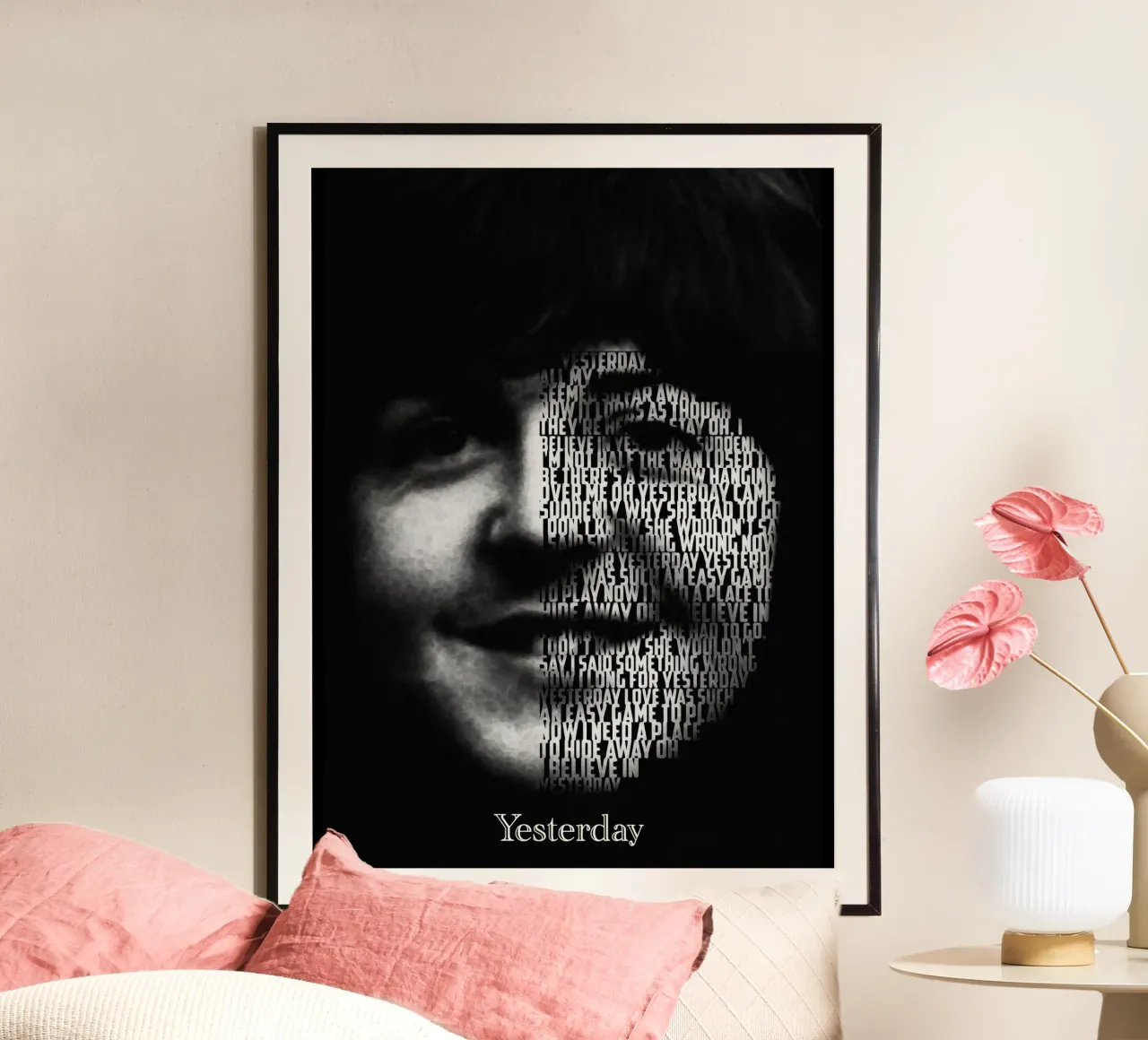 Hier Text art poster de Gunawan Rb