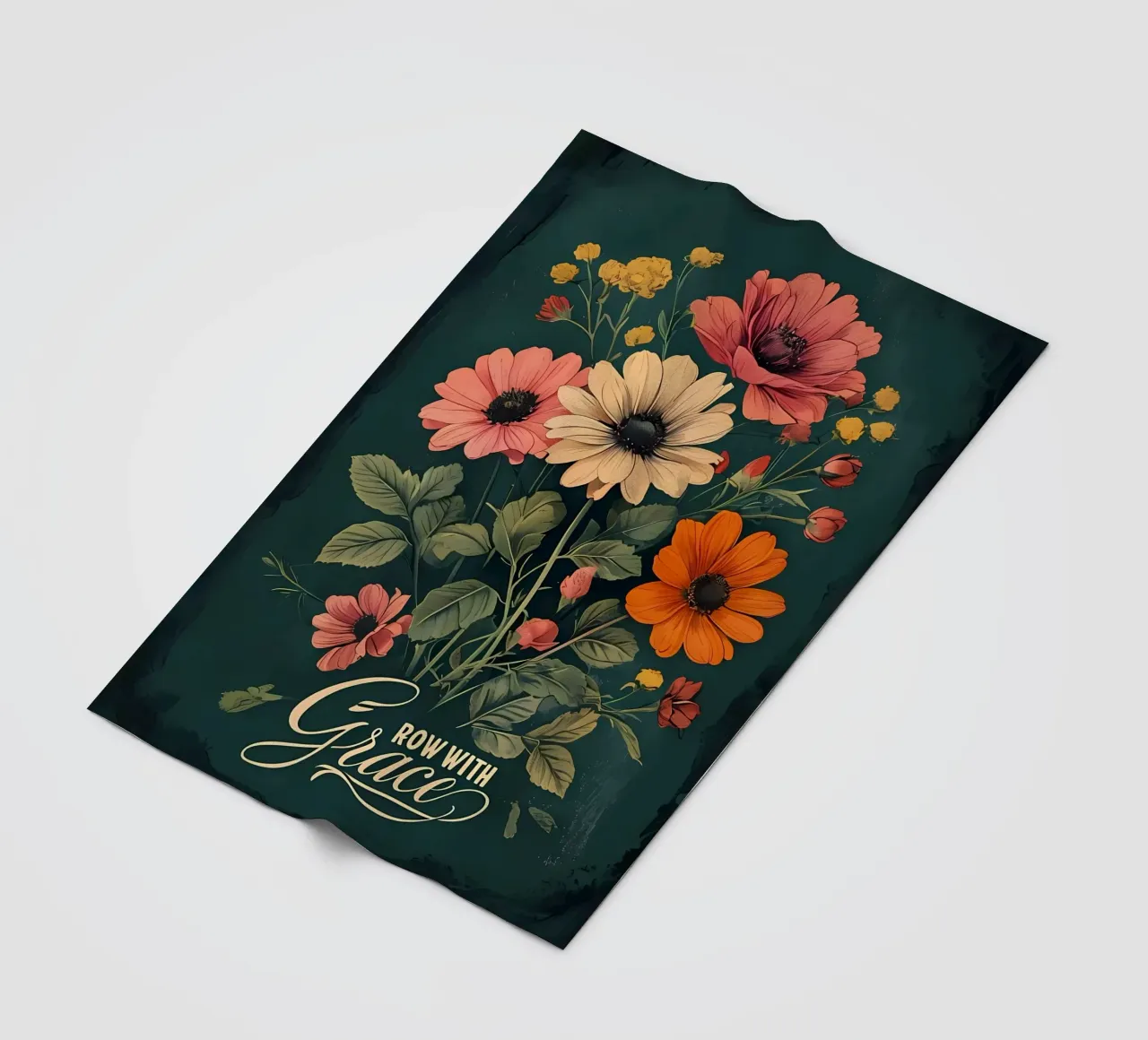 Peonie in armonia coperta in pile da Artistic-shop