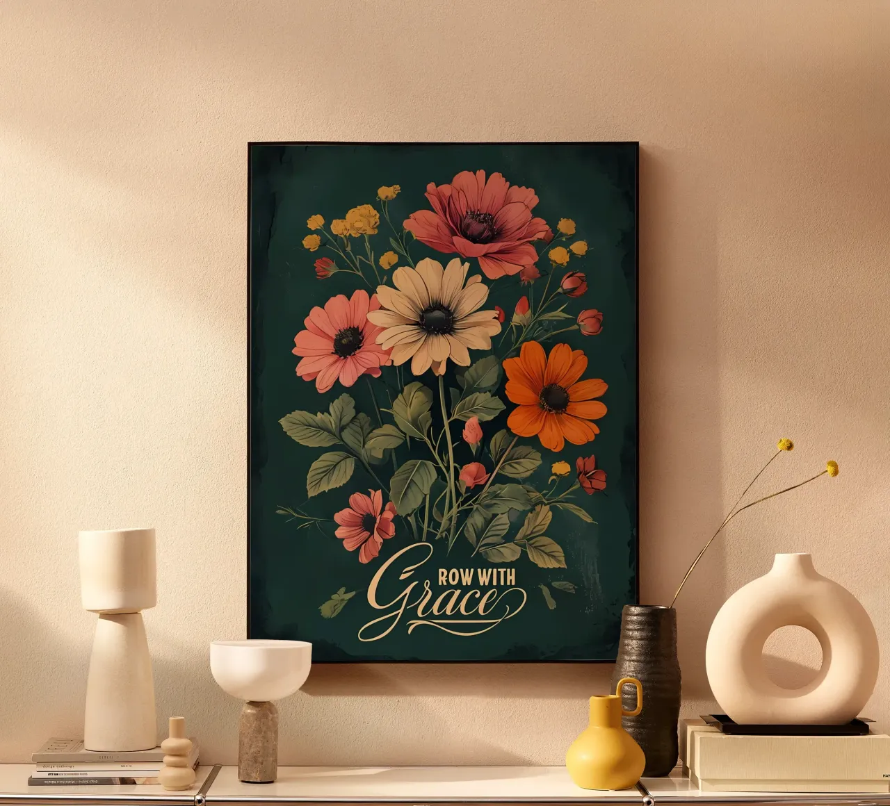 Peonie in armonia plexiglass da Artistic-shop
