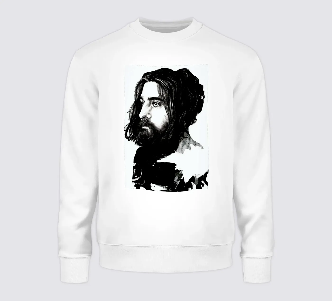 Beard sweatshirt by Agnes KR Patience