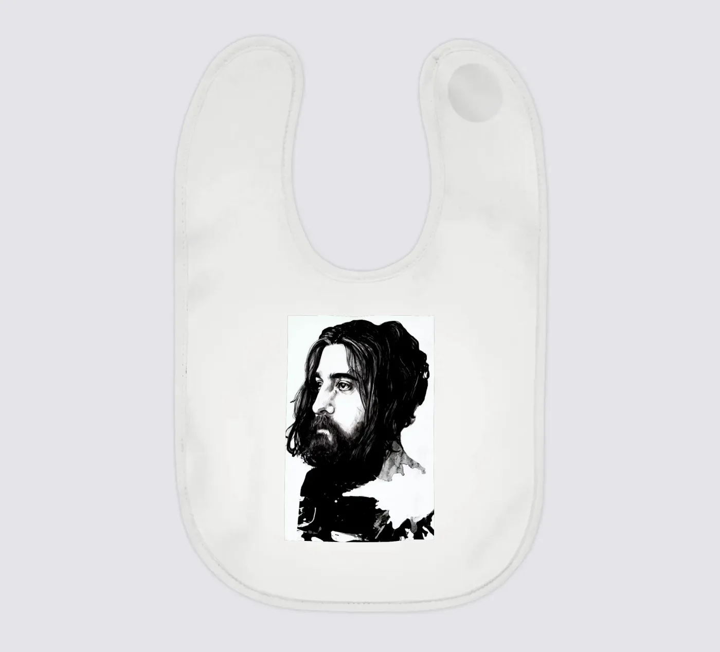 Beard baby bib by Agnes KR Patience