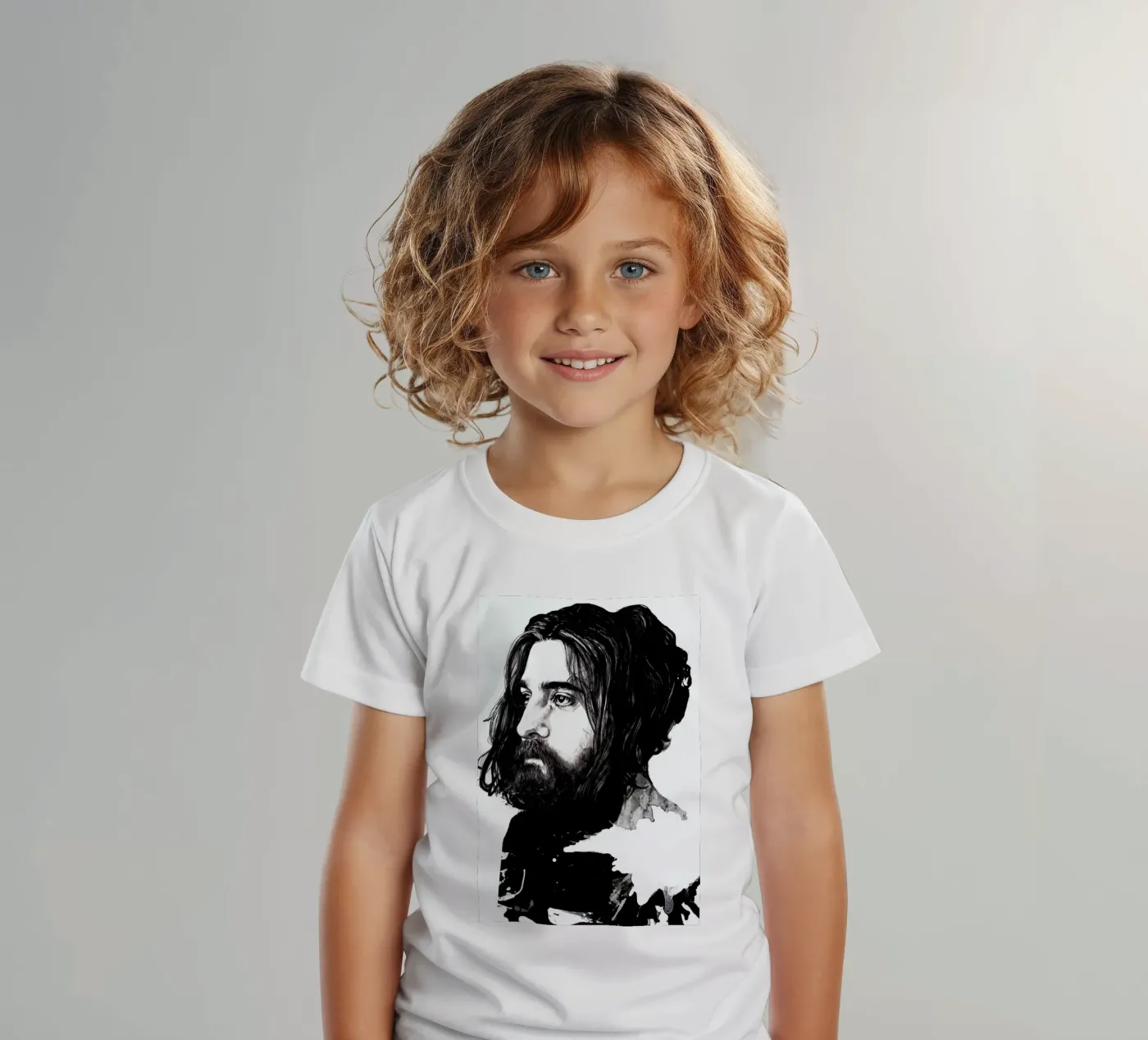 Beard kinder t-shirt van Agnes KR Patience