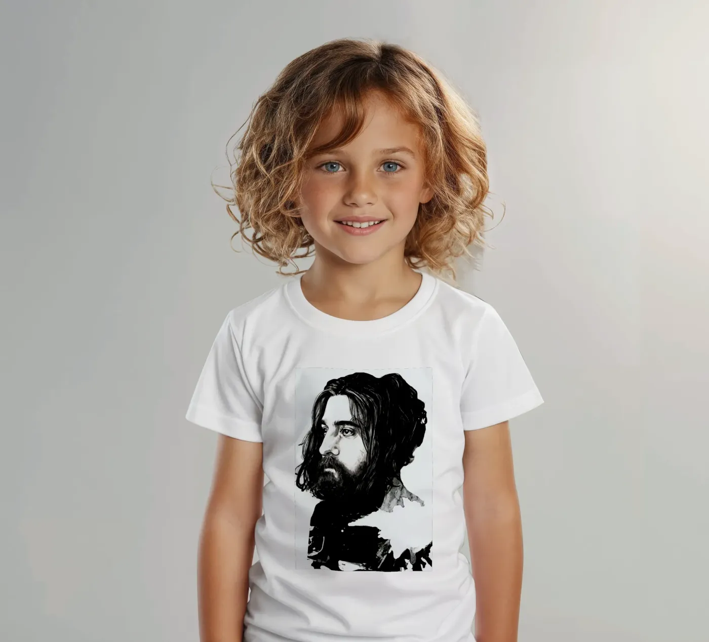 Beard kinder t-shirt van Agnes KR Patience