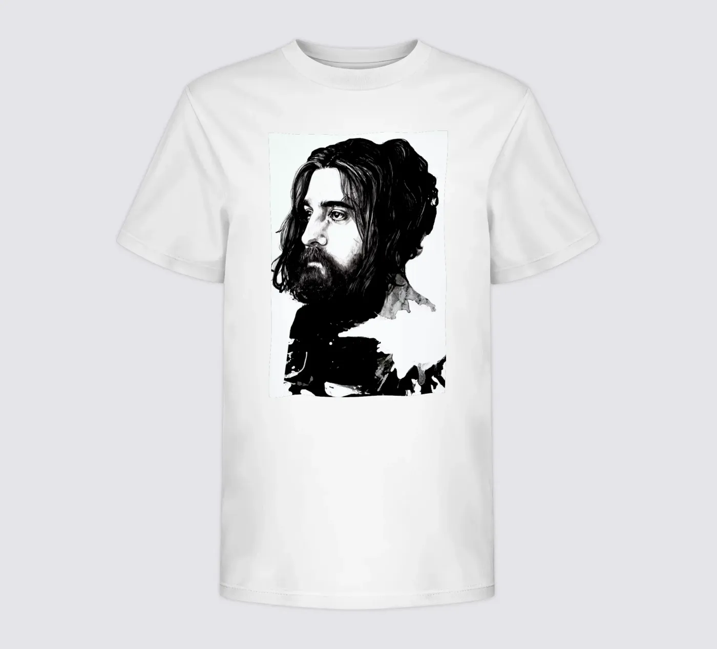 Beard kinder t-shirt van Agnes KR Patience