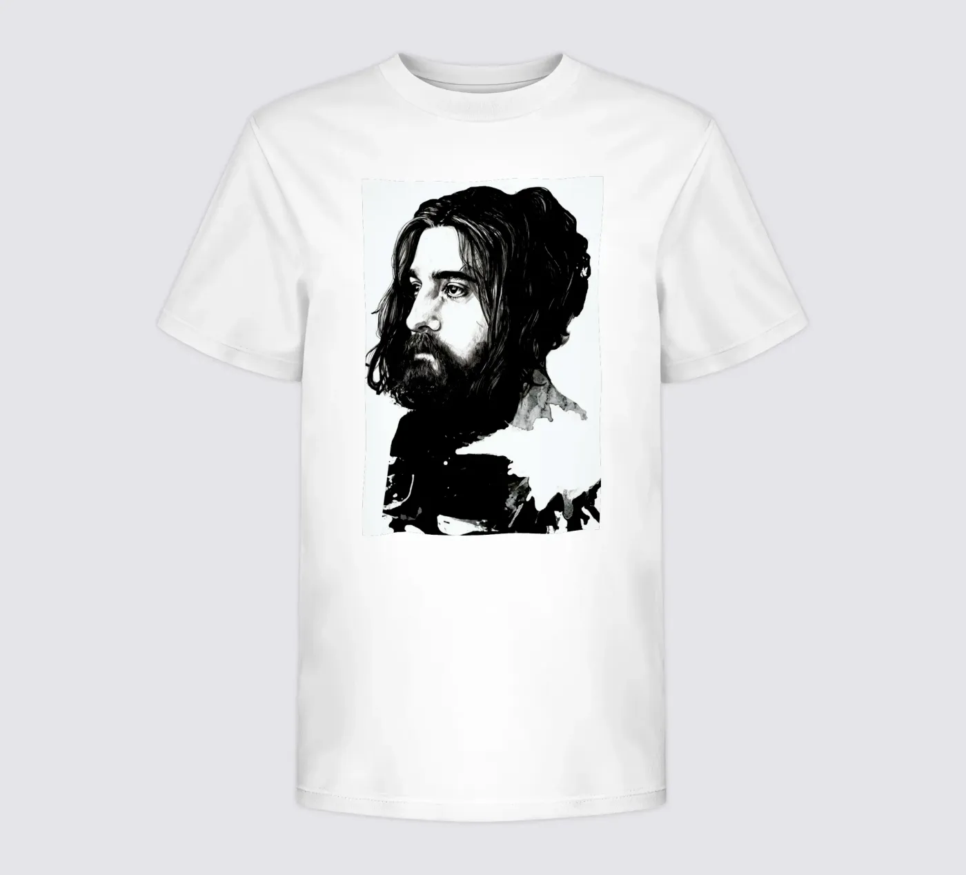 Beard kinder t-shirt van Agnes KR Patience