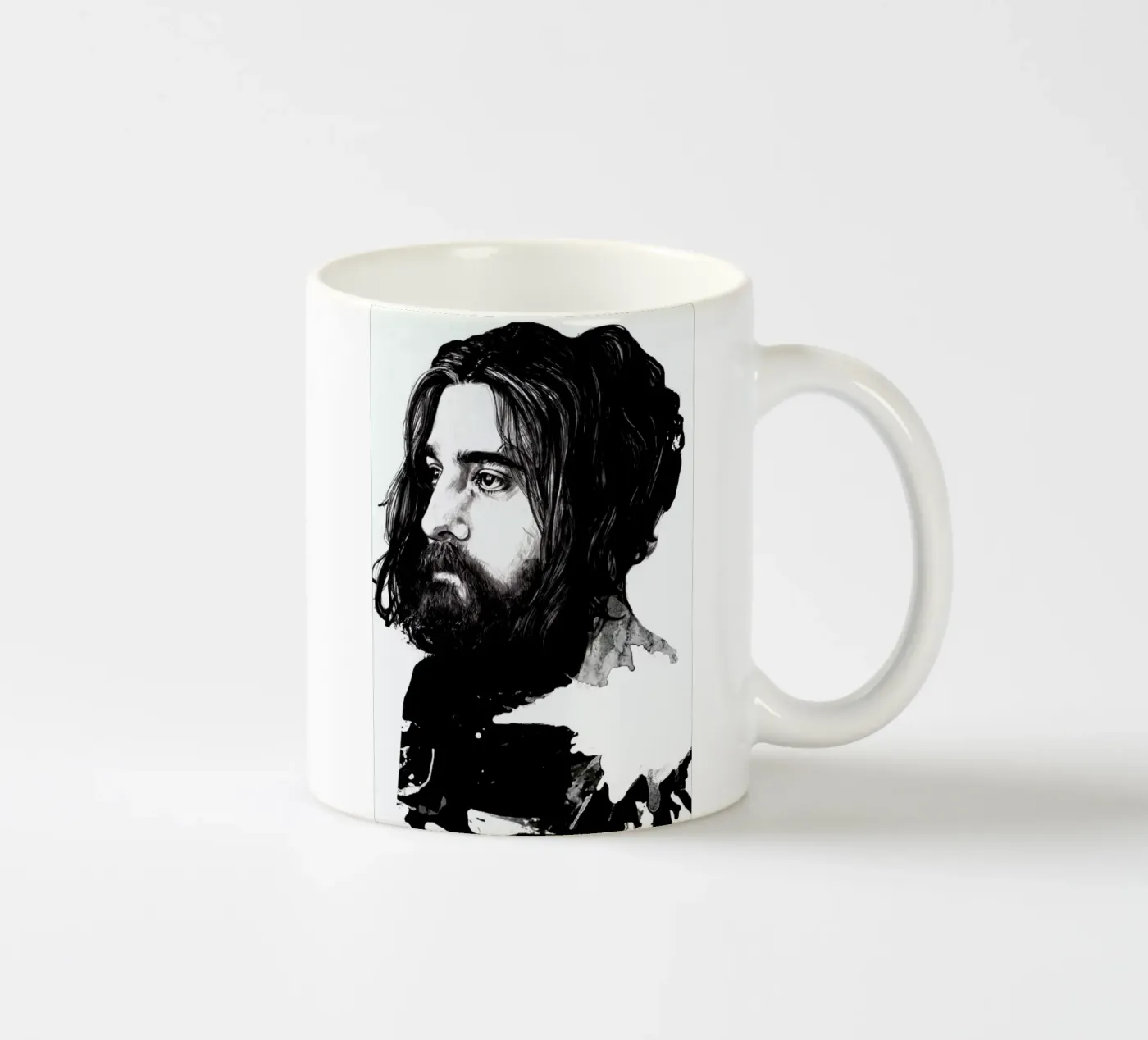 Beard tazza in ceramica da Agnes KR Patience