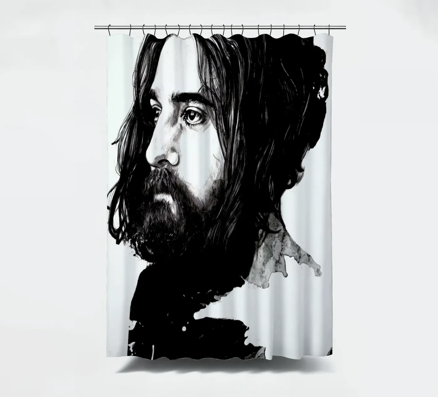 Beard Duschvorhang von Agnes KR Patience