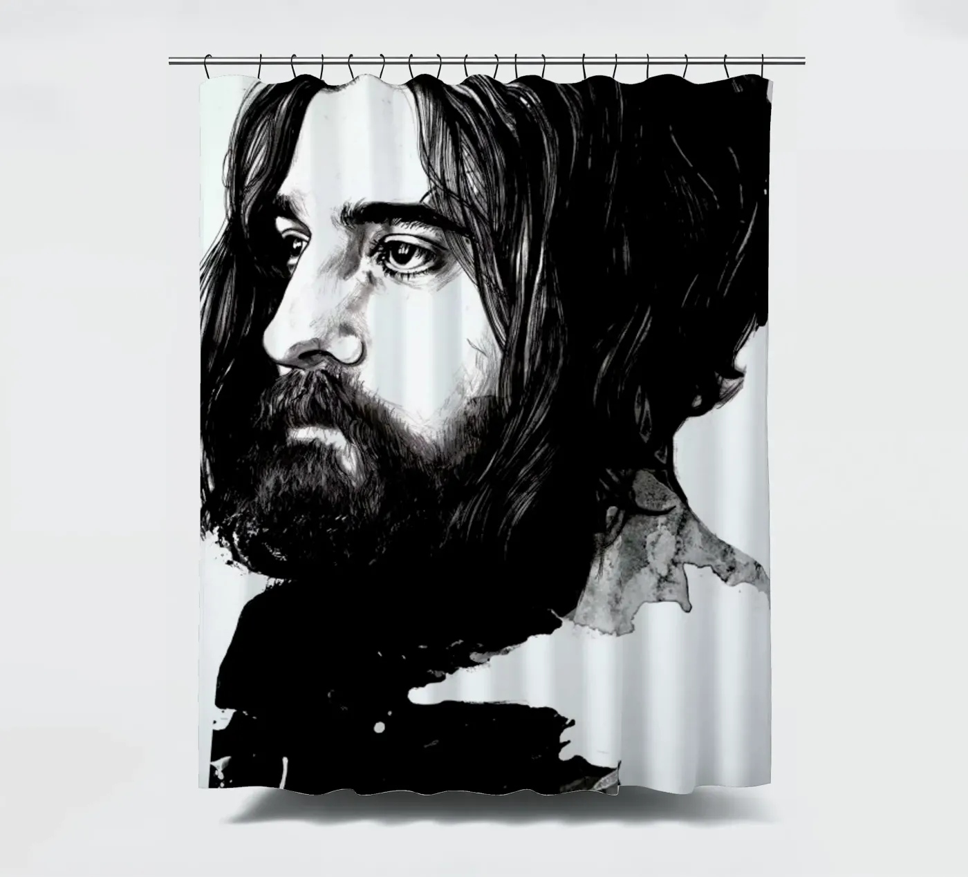 Beard Duschvorhang von Agnes KR Patience