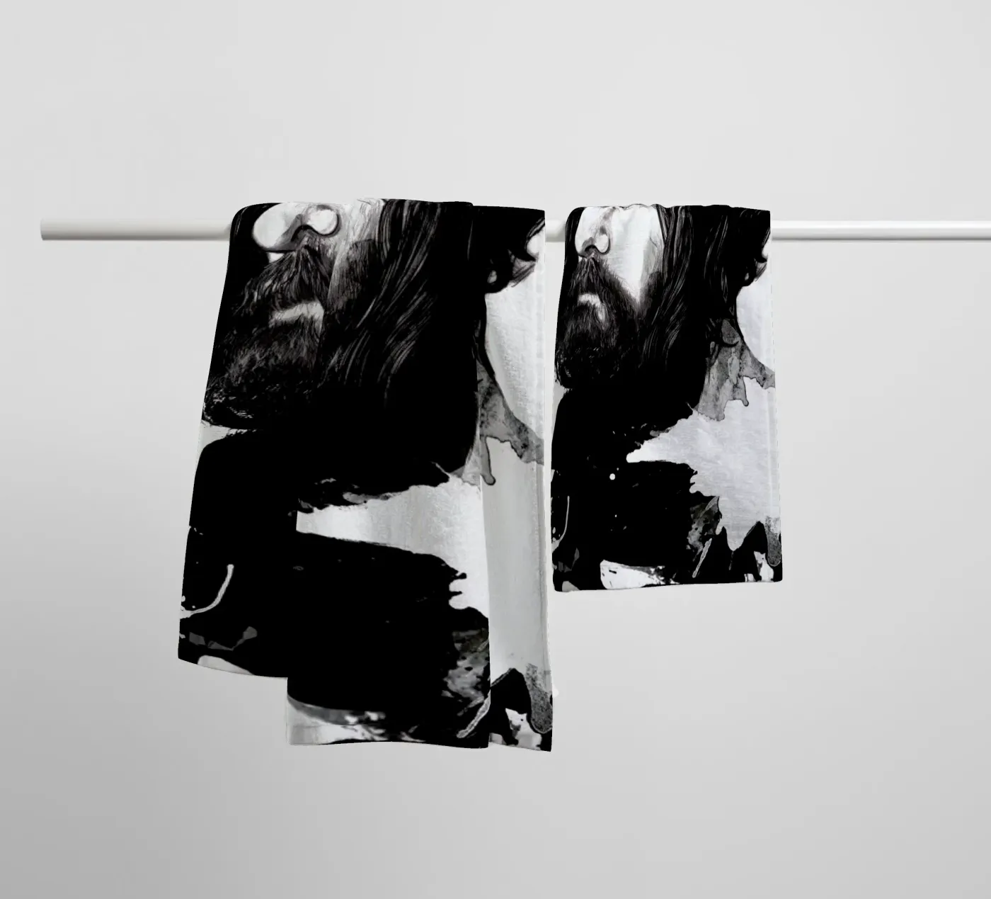 Beard badhanddoek van Agnes KR Patience