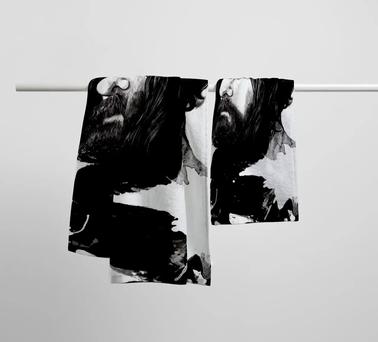 Beard badhanddoek van Agnes KR Patience