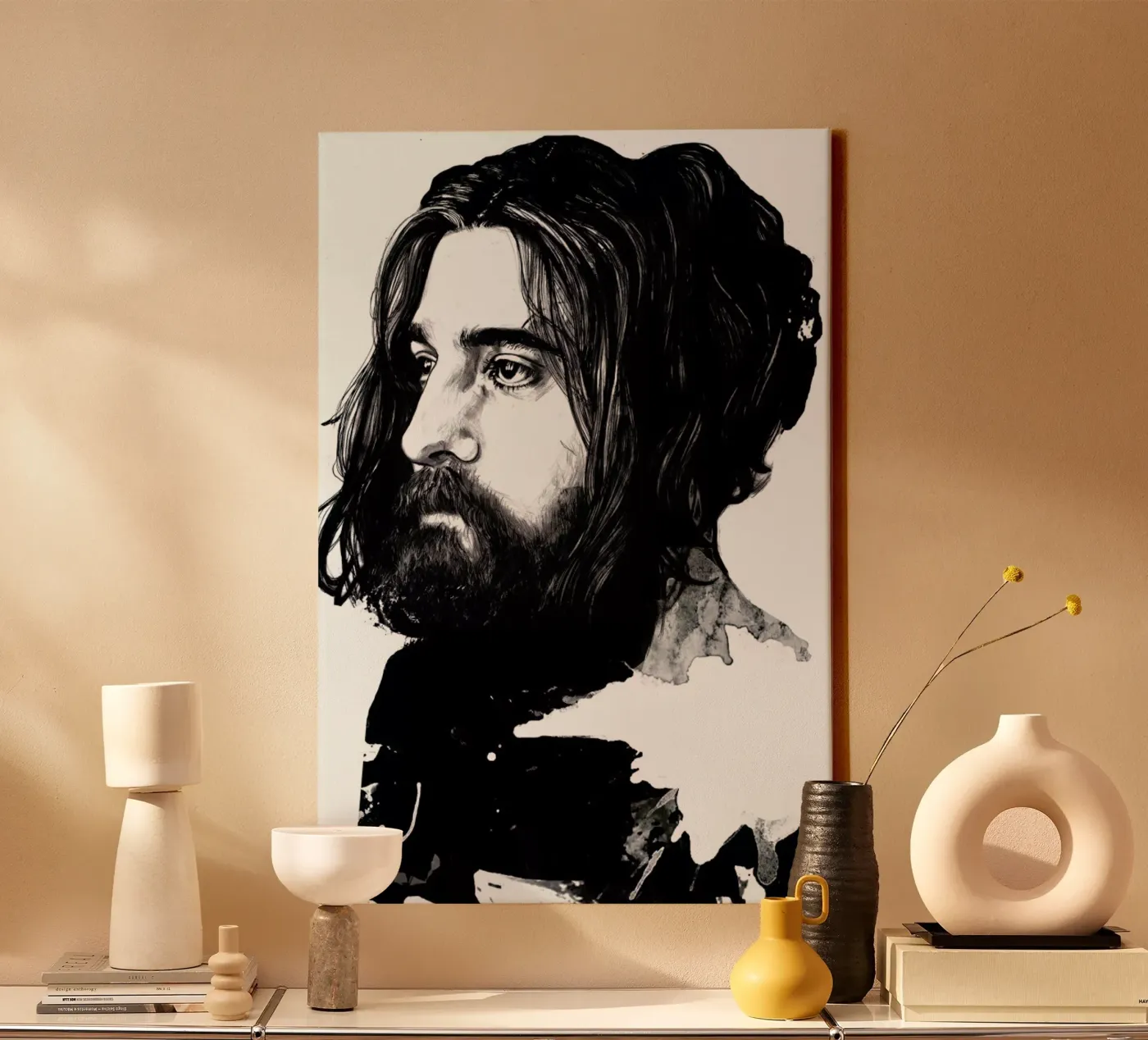 Beard canvas van Agnes KR Patience