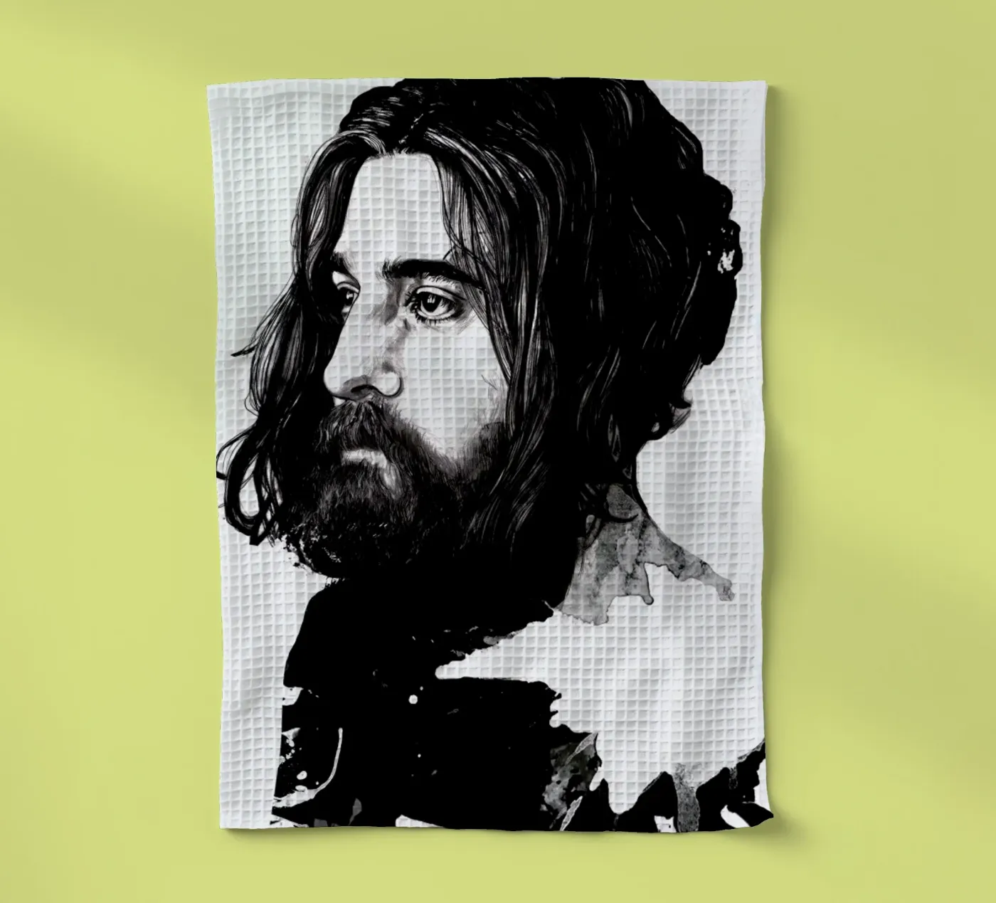 Beard Geschirrtuch von Agnes KR Patience