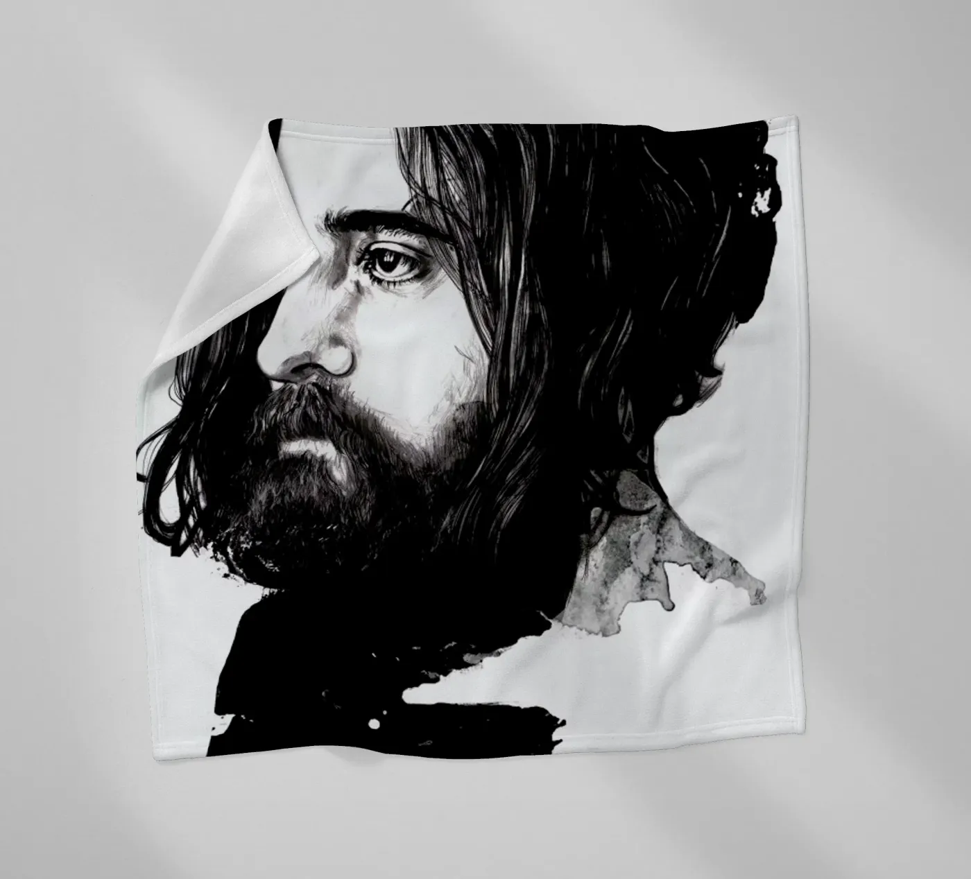 Beard Fleecedecke von Agnes KR Patience
