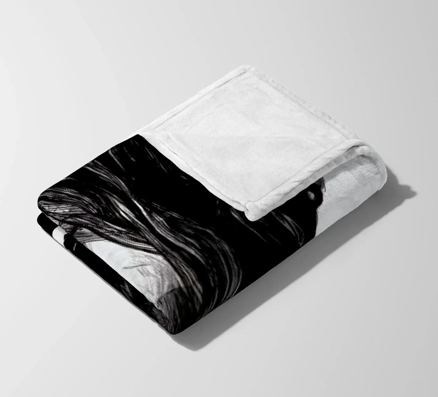 Beard fleece blanket by Agnes KR Patience