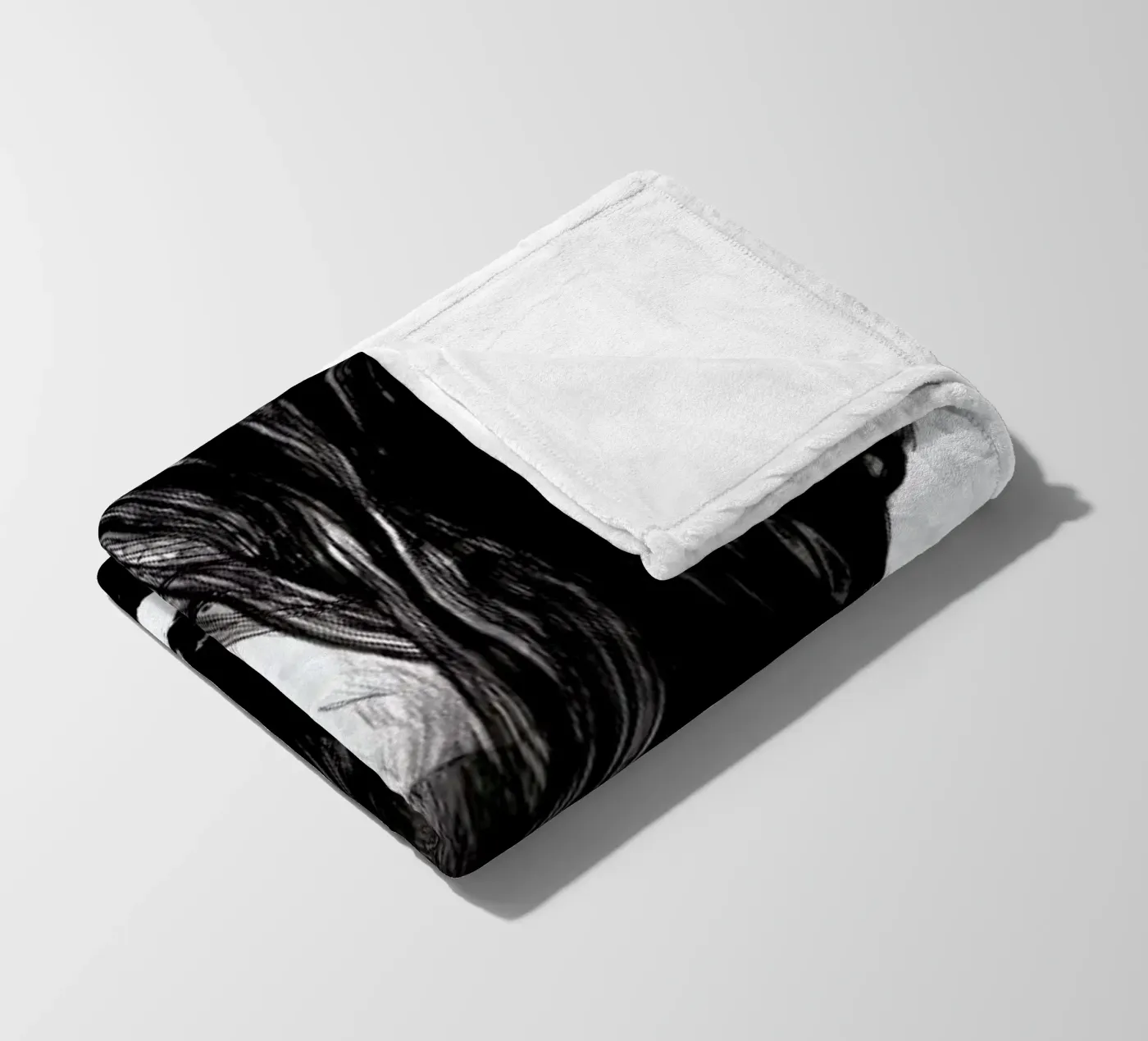 Beard fleece blanket by Agnes KR Patience