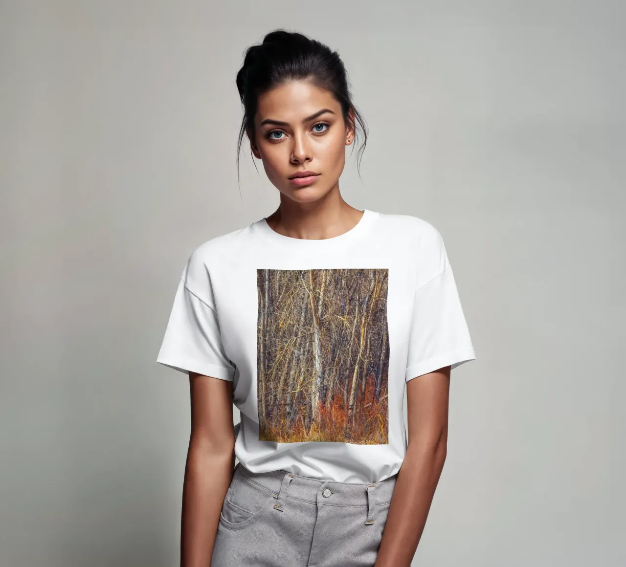 Alberi di Denver t-shirt da Dave Hare Photography