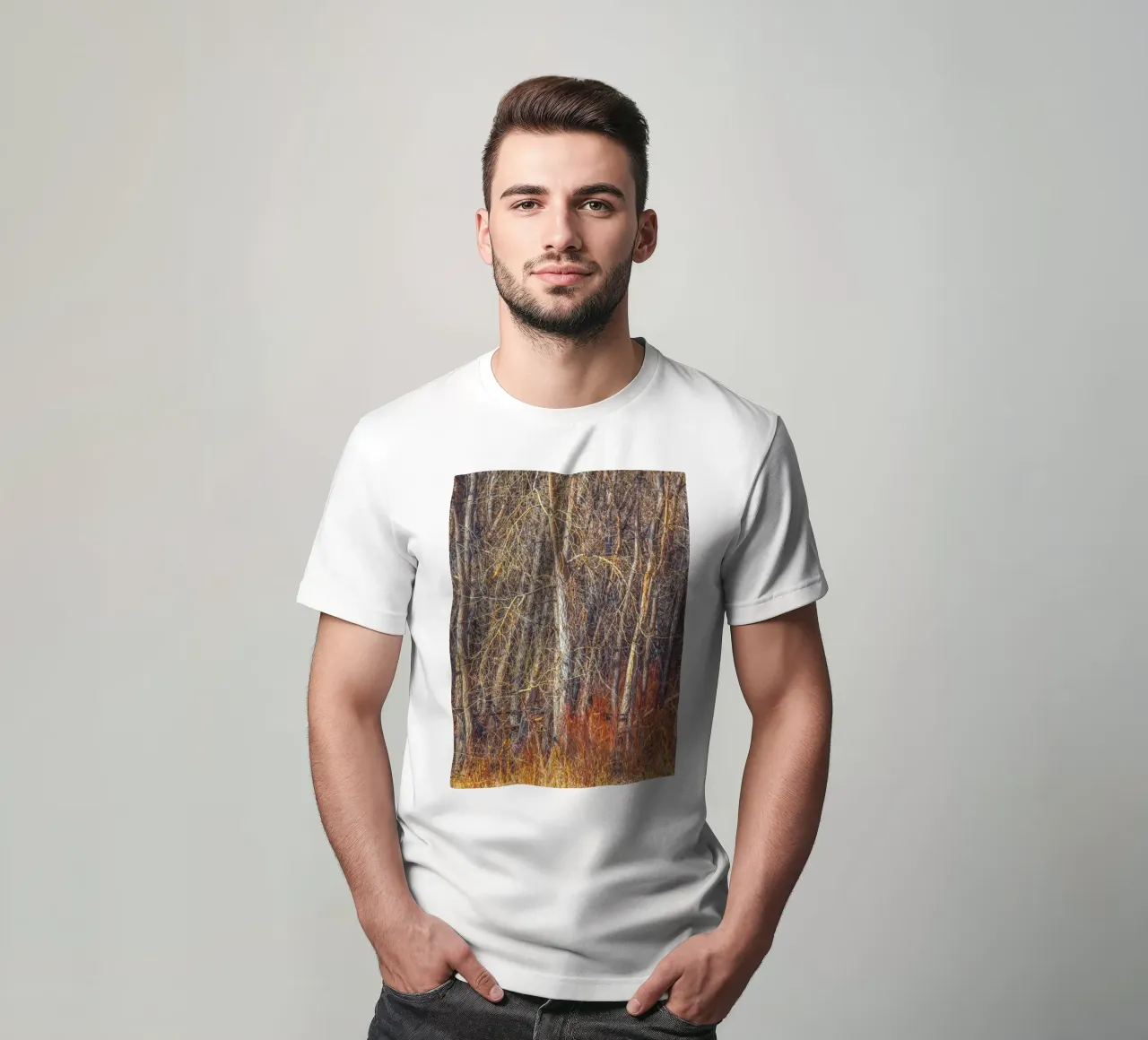 Alberi di Denver t-shirt da Dave Hare Photography