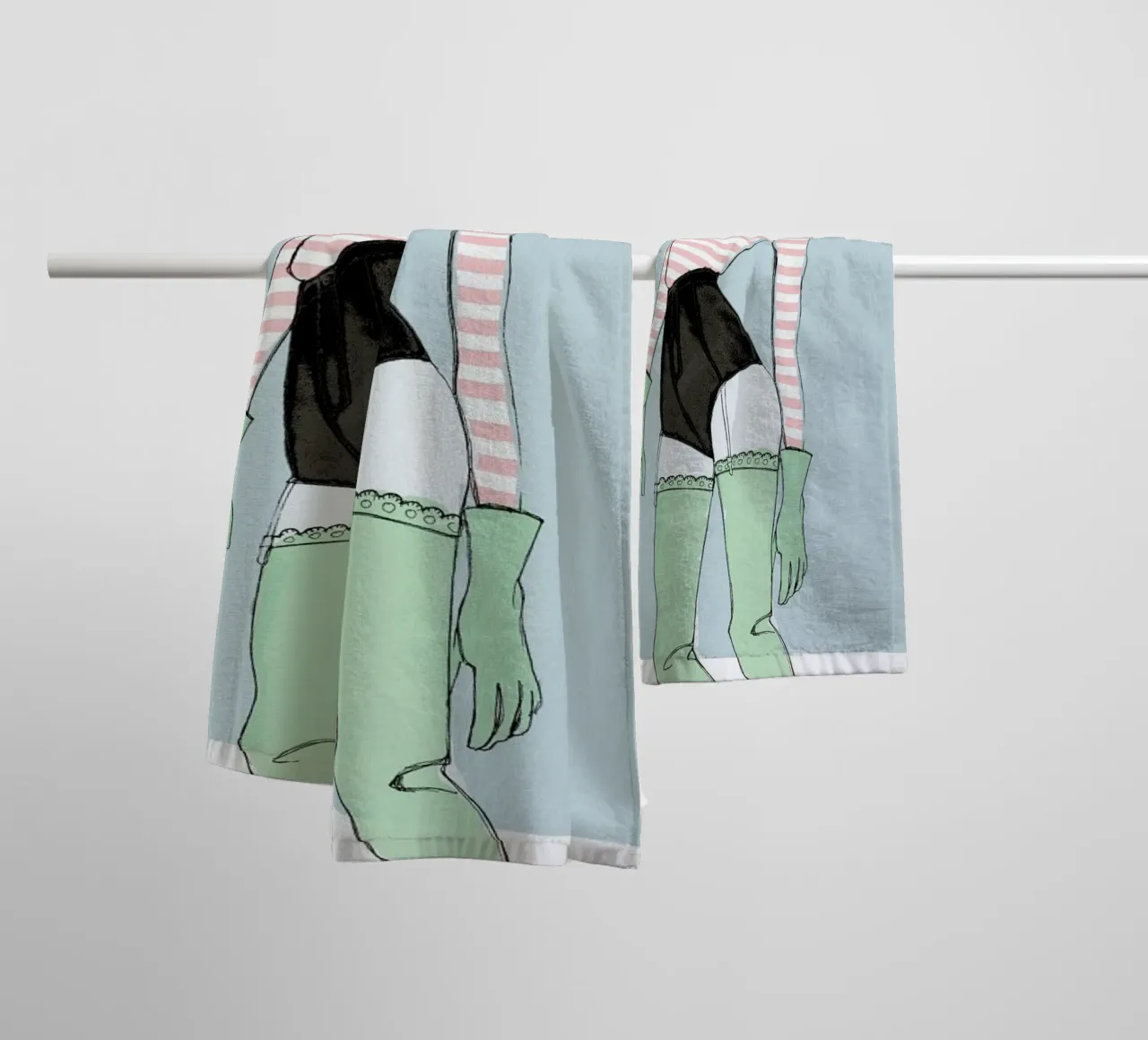 Nessie Pepper Handtuch von Agnes KR Patience