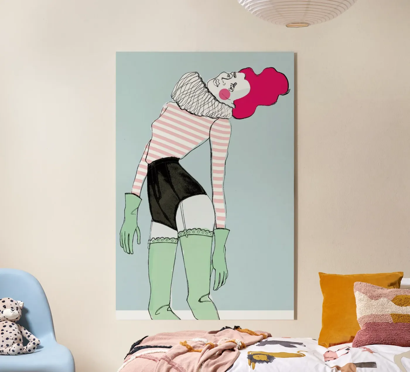 Nessie Pepper acryl van Agnes KR Patience